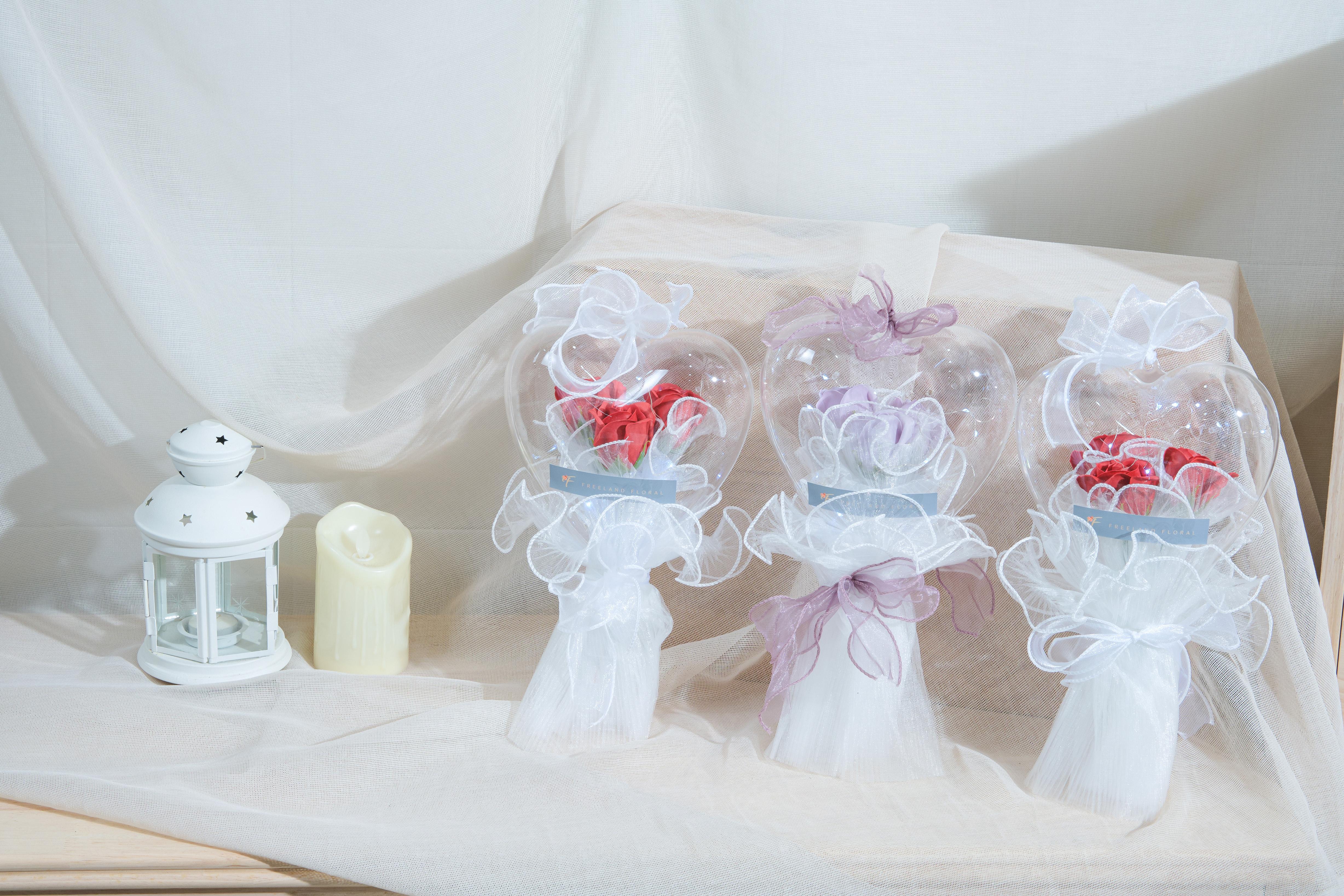 Love-shaped Acrylic Bouquet - Freeland Floral thumbnail 5