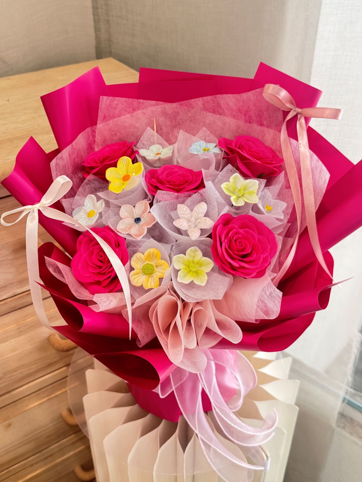 Slowly Blooming | Porcelain Flower Bouquet
